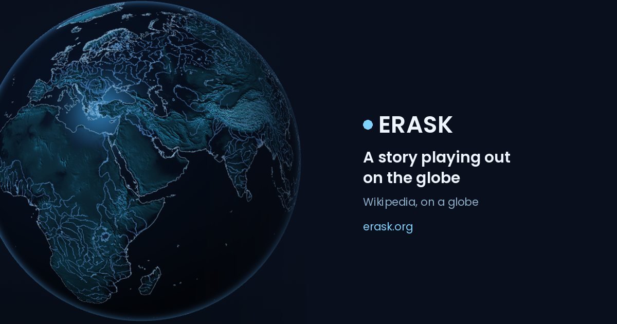 Building erask. A globe explorer powerd by Wikipedia