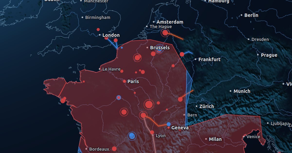 Map of The Gallic Wars